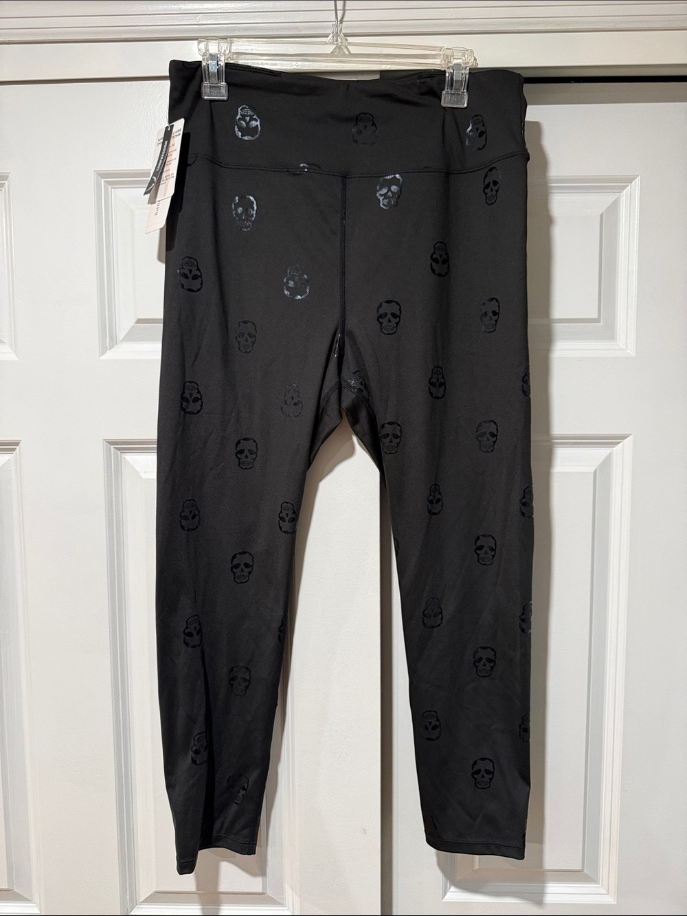 Nanette Lepore Black Skull-Print Kids Leggings